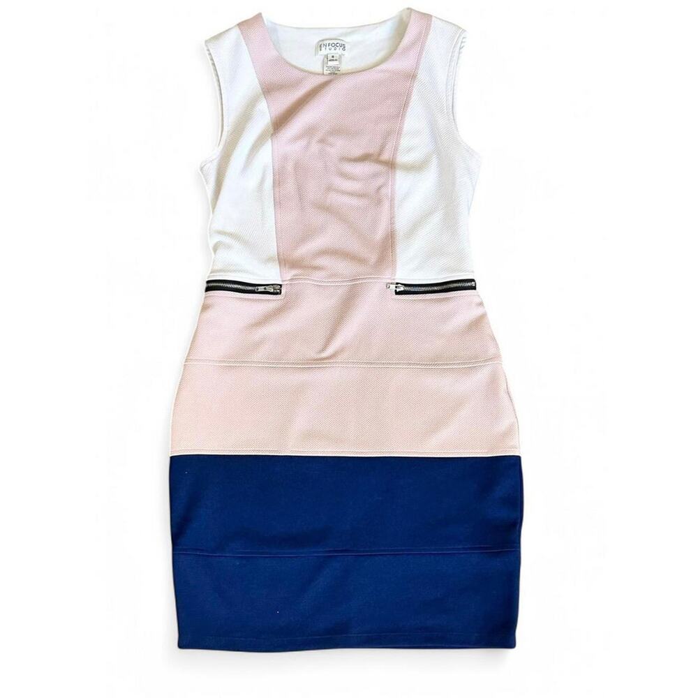 Sheath knee length dress women medium size 8 business  ModernMinimalist Workwear